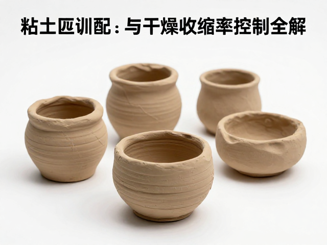 粘土烧成收缩原理，坯釉匹配训练与干燥收缩率控制全解