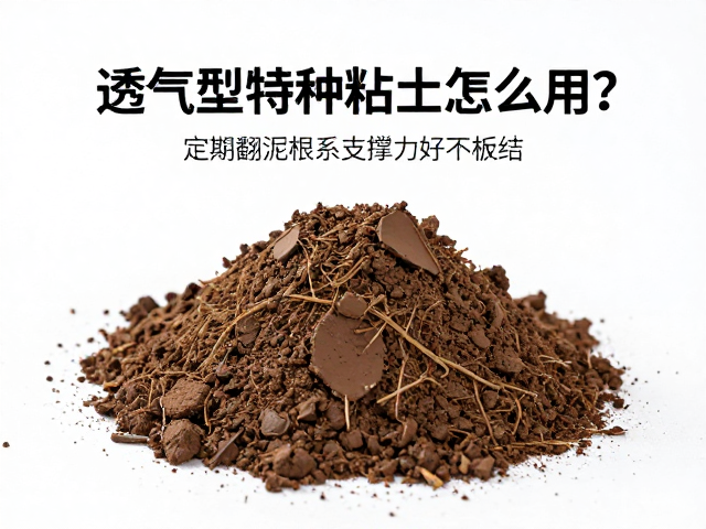 透气型特种粘土怎么用？配合定期翻泥，根系支撑力好不板结