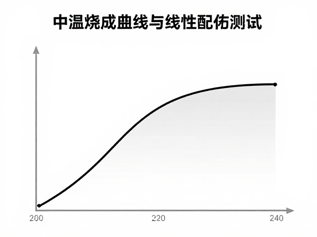中温烧成曲线与线性配方测试，升温曲线优化指南