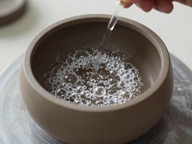 硼酸助熔剂用于宜兴紫砂泥，如何有效排除气泡？