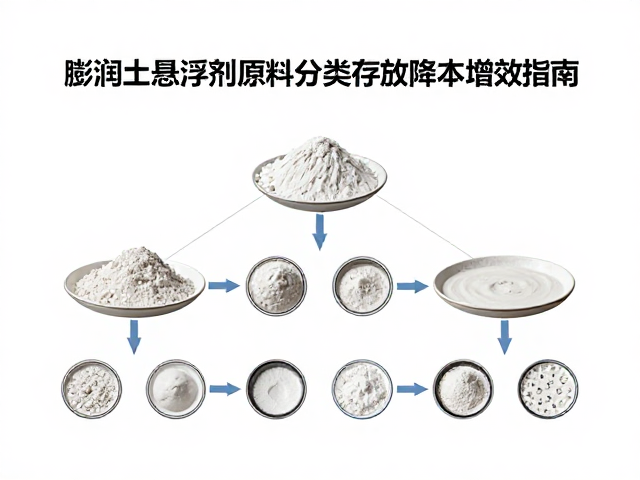 高白瓷泥价格较高？膨润土悬浮剂原料分类存放降本增效指南