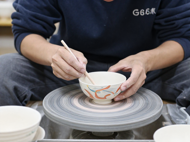 景德镇陶瓷产区碗盘成型工艺，修坯与装饰全解析