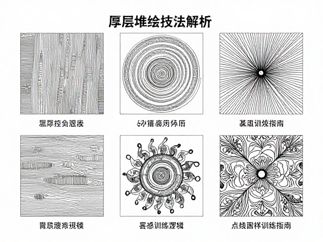 厚层堆绘技法解析，干湿度控制与点线面纹样训练指南