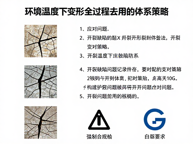 环境温度下变形缺陷防治，建立开裂问题记录与应对策略