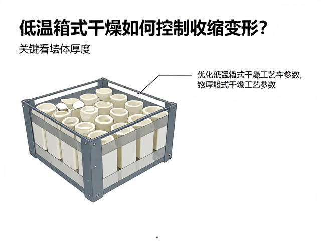 低温箱式干燥如何控制收缩变形？关键看坯体厚度