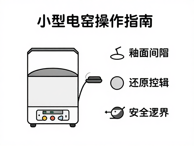 小型电窑操作指南，釉面间距预留与还原焰控制技巧