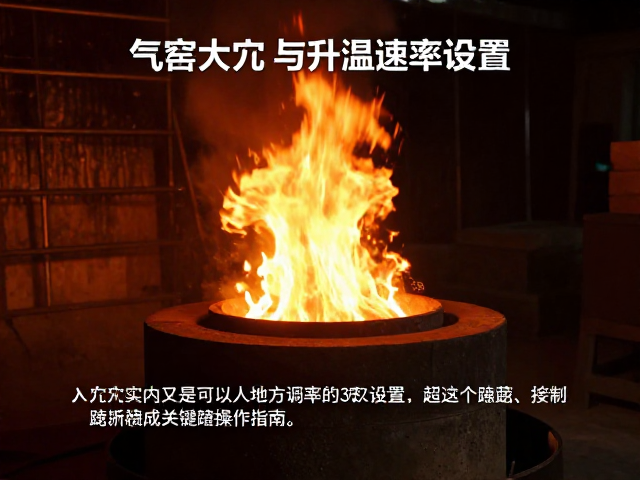 气窑火力调节与升温速率设置，高温烧成关键操作指南