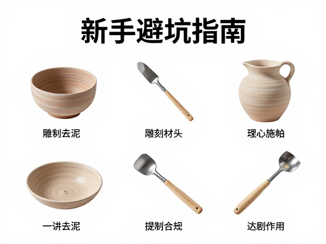 陶艺必备，雕刻去泥与施釉辅助工具全解析，新手避坑指南
