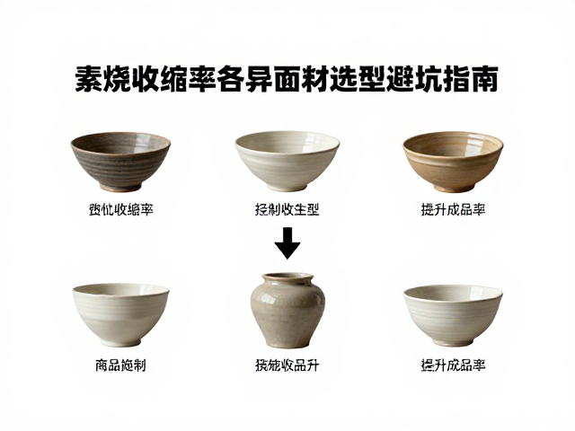 素烧收缩率各异？施釉耗材选型避坑指南，提升成品率