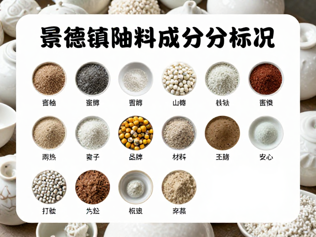 景德镇陶瓷产区釉料成分标识完整,搭配耐火棉隔热耗材更安心
