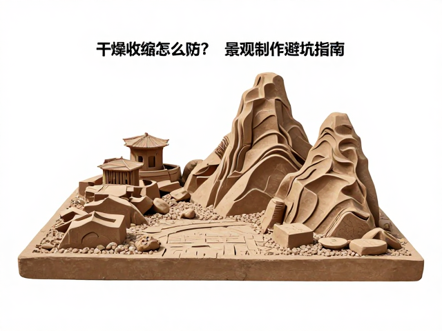 微景观雕塑干燥收缩怎么防？园林景观陶塑制作避坑指南
