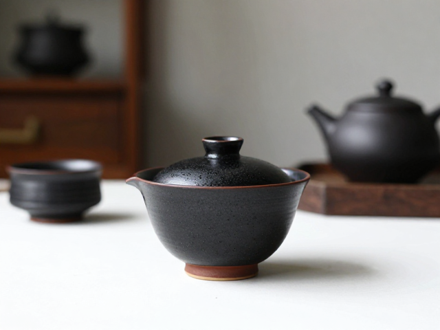 黑釉胎非遗陶艺，茶空间搭配指南，收藏级器物美学