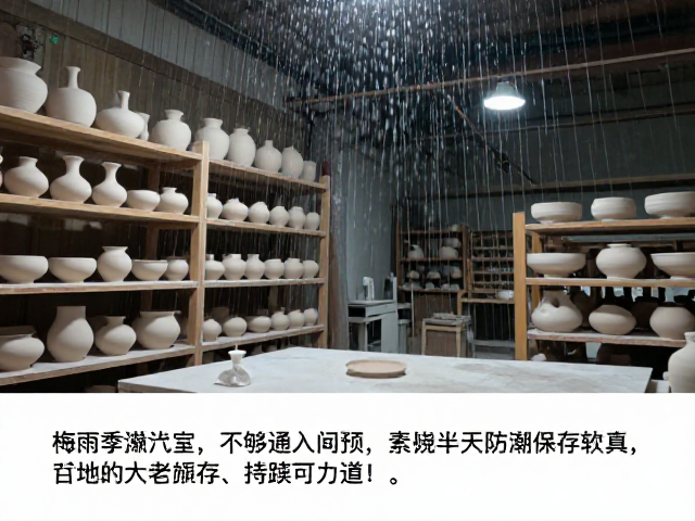 梅雨季陶艺车间通风指南，素烧半成品防潮保存技巧