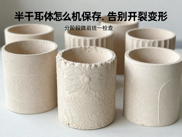 半干坯体怎么保存？分阶段控湿，烧前统一检查，告别开裂变形