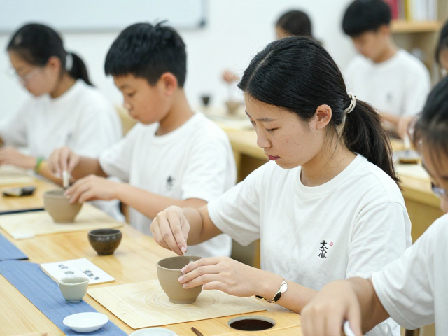 茶具体验，陶艺研学，赋能学校美育课堂的沉浸式艺术之旅