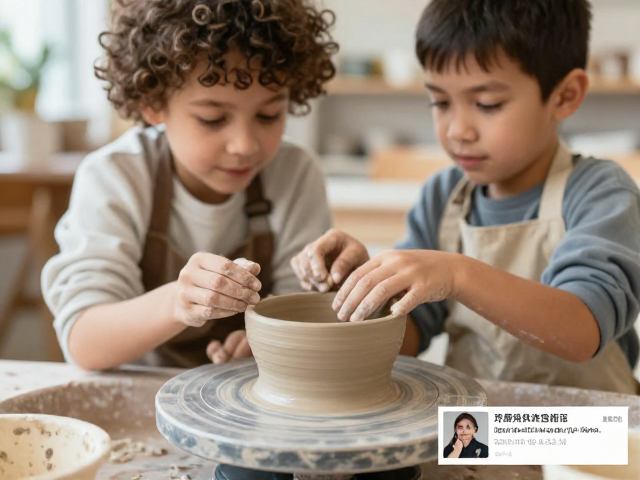 亲子陶艺体验指南，釉料使用需指导，附专业作品点评