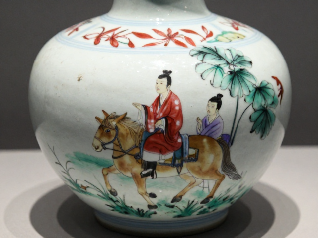 海捞瓷里的粉彩描绘，秦汉陶瓷发展研究新视角
