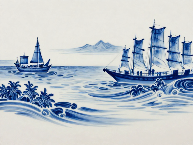 海上陶瓷之路,当代陶艺青花蓝白相映的传承与创新