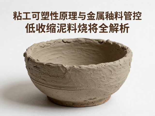 粘土可塑性原理与重金属釉料管控,低收缩泥料烧制全解析