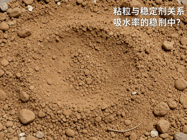粘土颗粒结构与稳定剂关系,吸水率如何影响稳定性?