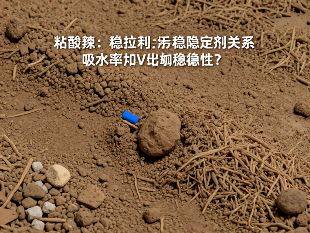粘土颗粒结构与稳定剂关系,吸水率如何影响稳定性?
