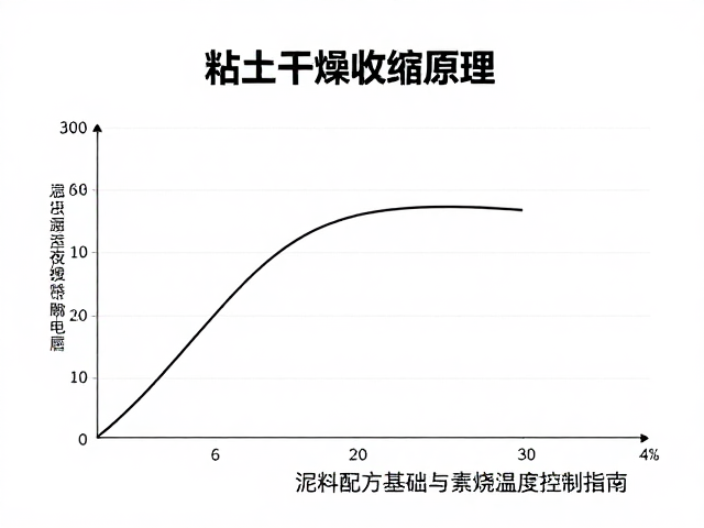 粘土干燥收缩原理,泥料配方基础与素烧温度控制指南