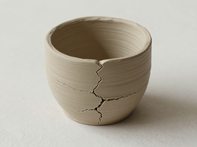 泥条盘筑收缩率大？调整纸粘土配方，完美解决开裂变形难题