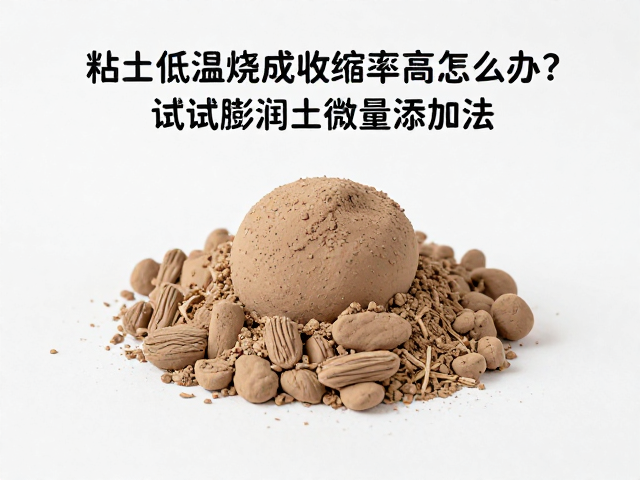 粘土低温烧成收缩率高怎么办？试试膨润土微量添加法