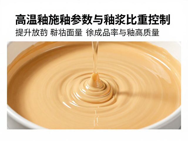 高温釉施釉参数与釉浆比重控制,提升成品率与釉面质量
