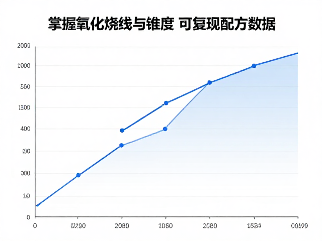 掌握氧化烧成曲线与锥度,建立可复现配方数据