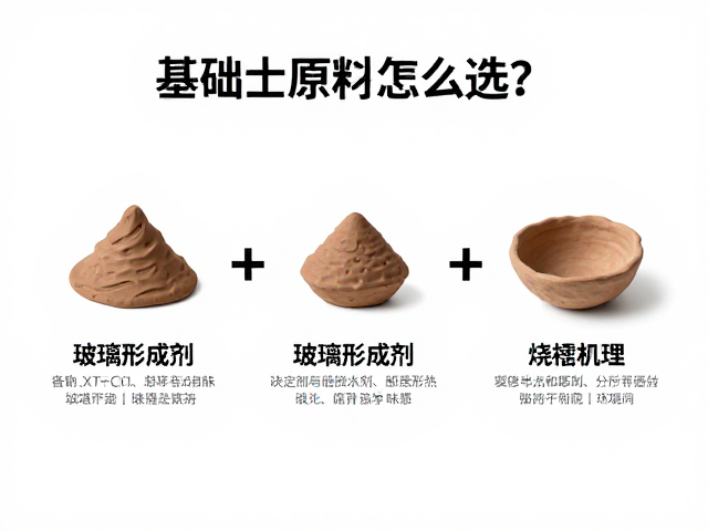 基础粘土原料怎么选？玻璃形成剂与细腻度决定陶瓷成败