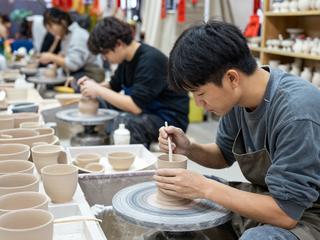 印坯法施釉工艺揭秘，文创陶器市场为何持续活跃？