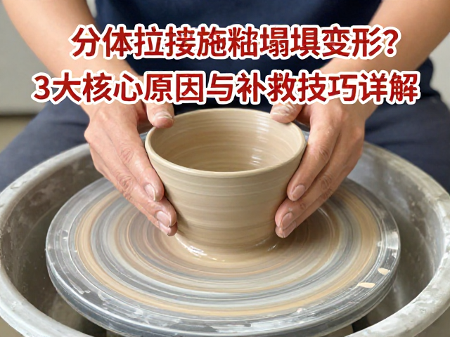 分体拉坯施釉塌坯变形？3大核心原因与补救技巧详解