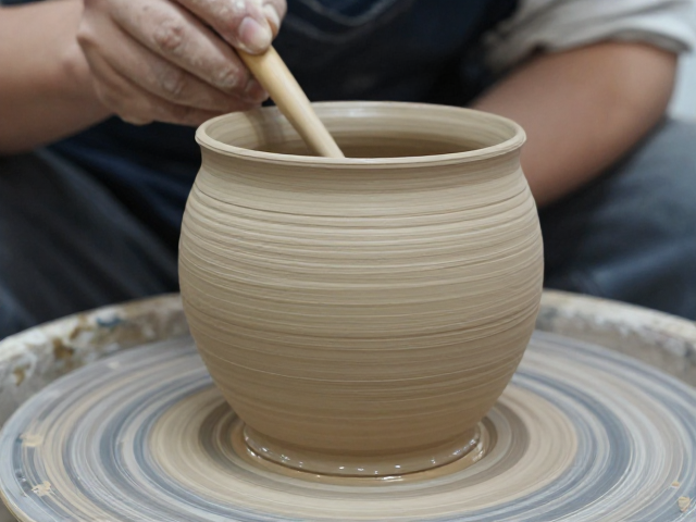 泥绘堆绘素烧上釉，手作陶瓷定制全解析