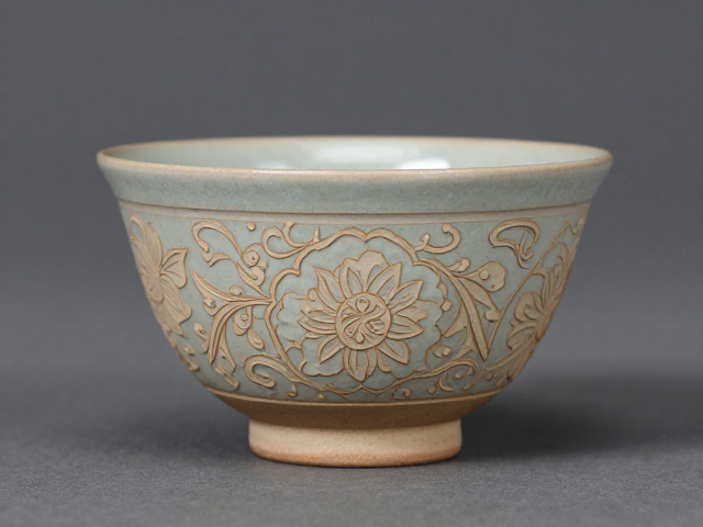 窑变釉刻划花茶具，点泥装饰工艺解析与收藏指南