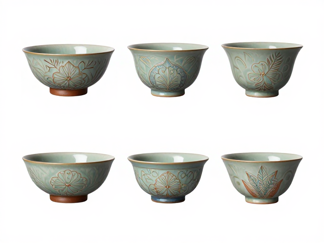 窑变釉刻划花茶具，点泥装饰工艺解析与收藏指南