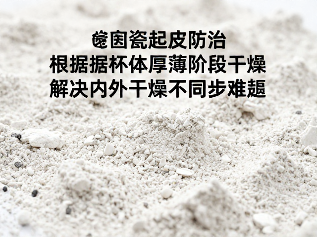 陶瓷起皮防治,根据坯体厚薄分阶段干燥,解决内外干燥不同步难题
