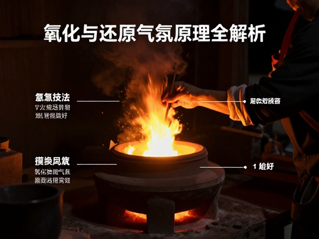 柴窑烧窑技法,氧化与还原气氛形成原理全解析