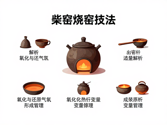 柴窑烧窑技法,氧化与还原气氛形成原理全解析