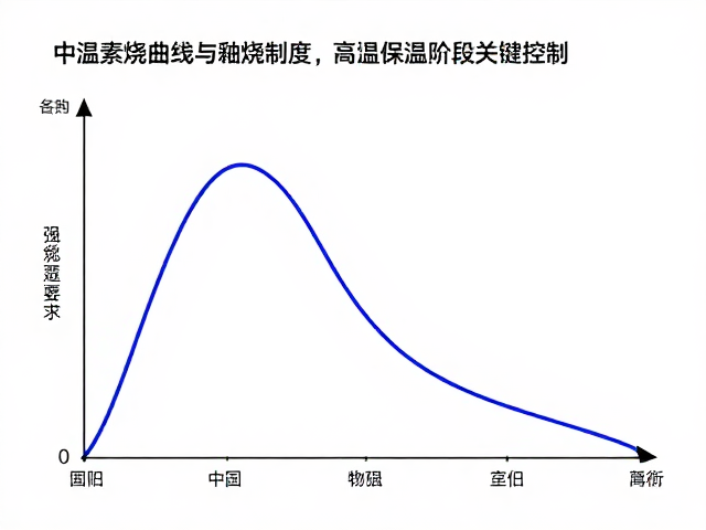 中温素烧曲线与釉烧制度,高温保温阶段的关键控制