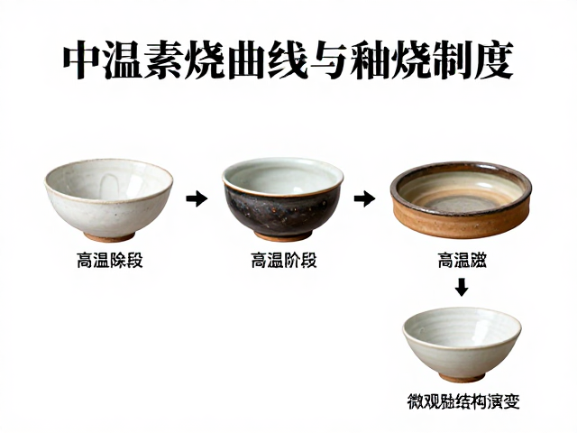 中温素烧曲线与釉烧制度，高温保温阶段的关键控制