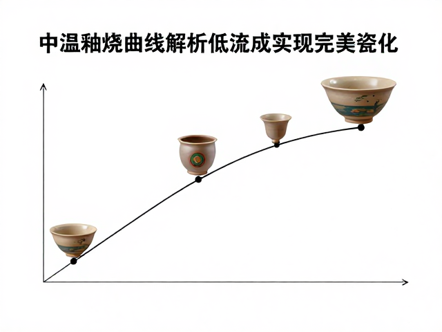 中温釉烧曲线解析,如何优化陶土低温烧成实现完美瓷化