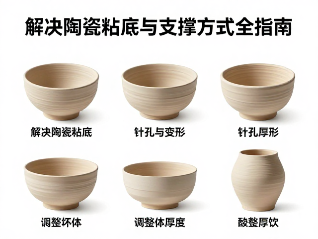 解决陶瓷粘底、针孔与变形，调整坯体厚度与支撑方式全指南