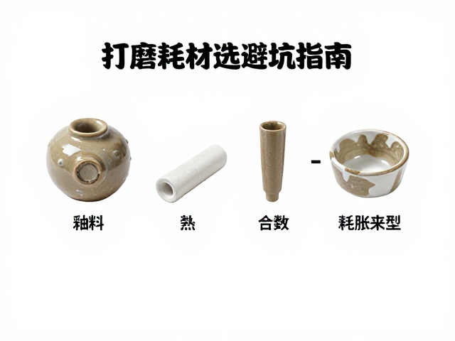 釉料沉淀与膨胀系数失衡？打磨耗材选型避坑指南