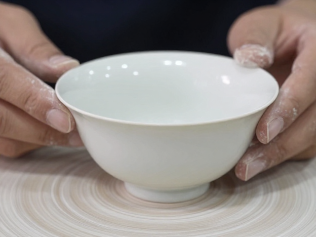 茶碗边缘打磨光滑技巧，优质瓷泥选材与手工修整指南