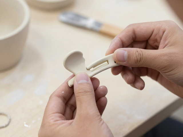 陶艺发夹怎么做？哑光釉与素烧工艺详解，打造高级感手作饰品