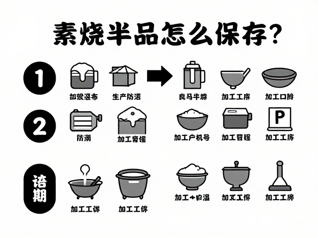 素烧半成品怎么保存?加工工序标识与局部加盖湿布防潮指南