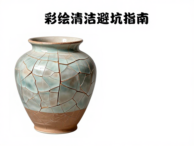 彩绘陶器开片怎么养？素坯清洁避坑指南，拒绝浸泡防裂