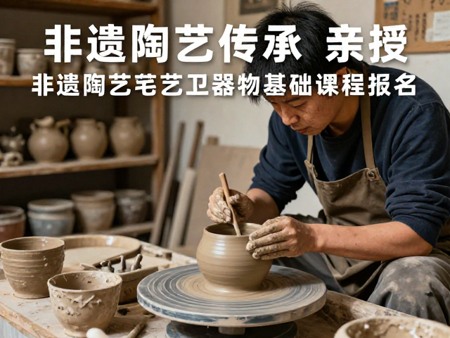 非遗陶艺传承人亲授，陶艺工作室窑烧基础课程报名