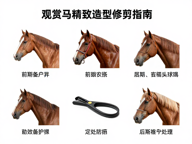 观赏马精致造型修剪指南,分段护理与定期维护省心攻略
